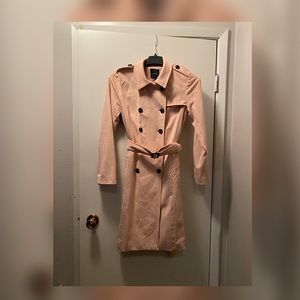 Nude Pink Trench Coat